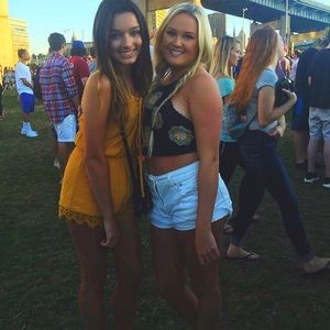 Yellow summer romper